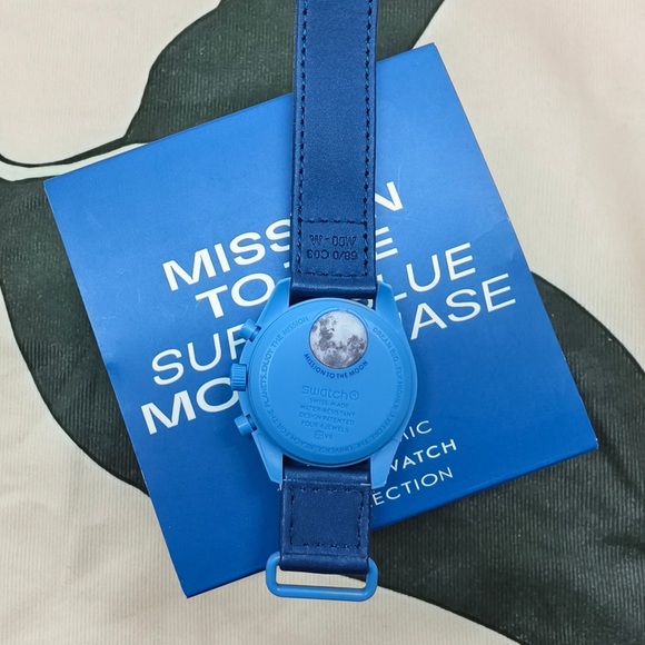 Swatch X Omega Mission To The Super Blue Moonphase Watch - Picture 2 of 5